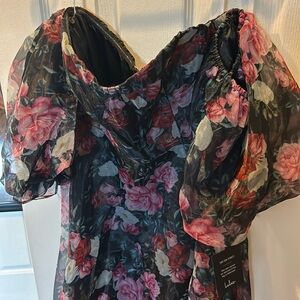 Off The Shoulder Organza Corset Lulu’s Gown